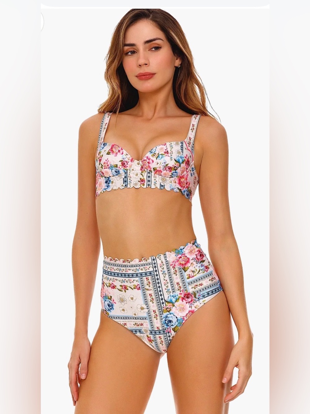 Agua Bendita NWT $130 ALICIA MERAKI SWIM BOTTOM LARGE